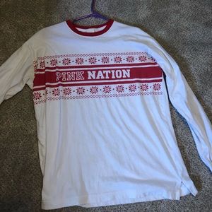 VS Pink Longsleeve Tee